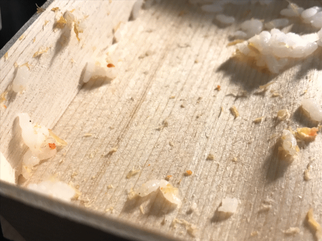 かなやのかにめしの木製容器