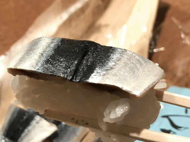 白浜駅のさんま寿司