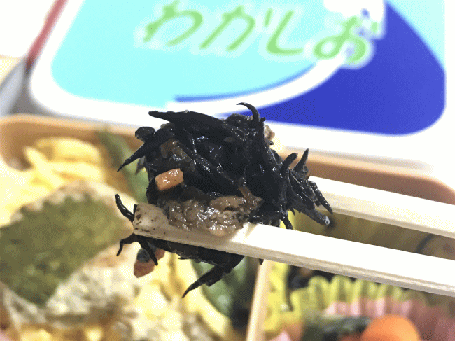 特急列車ヘッドマーク弁当わかしおのひじき煮