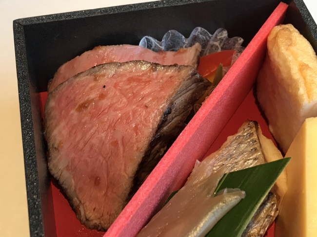 海里特製庄内弁のローストビーフ