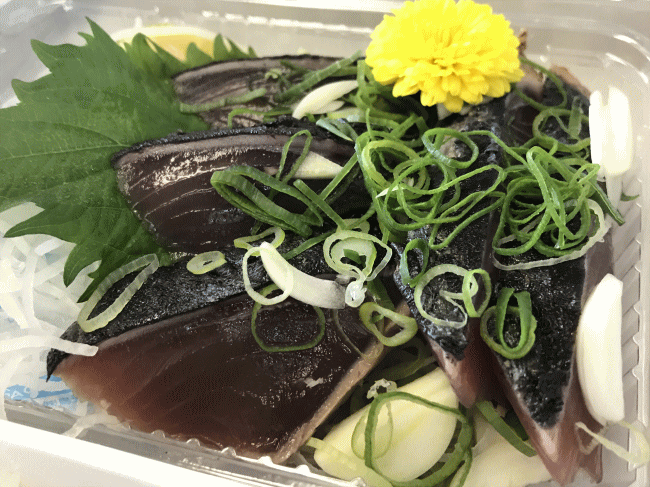 かつおたたき弁当(高知駅)