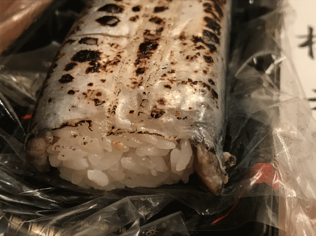 あぶりさんまの棒寿司