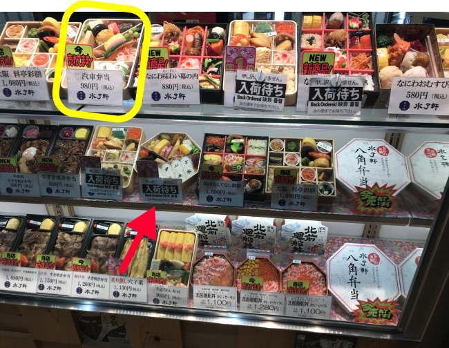 水了軒の売れ行きと汽車弁当