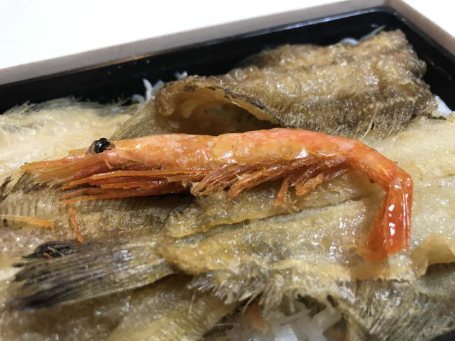 海老の素揚げ(柳がれい寿司)