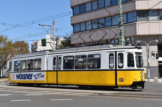 大名町交差点のレトラム