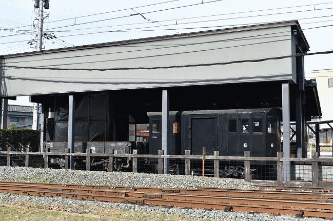 電気機関車テキ6の静態保存