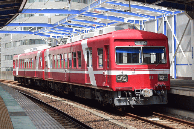 新浜松駅でモハ５１を撮影