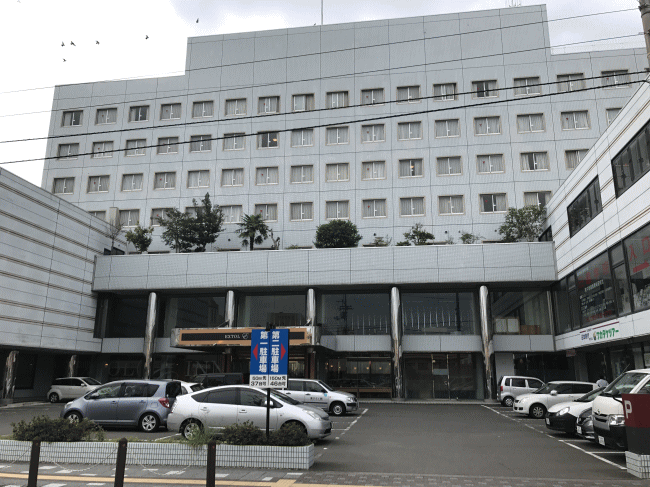 エクストールイン西条駅前の外観