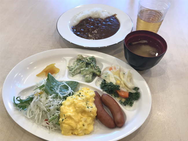 ファインデイズホテルの朝食バイキング