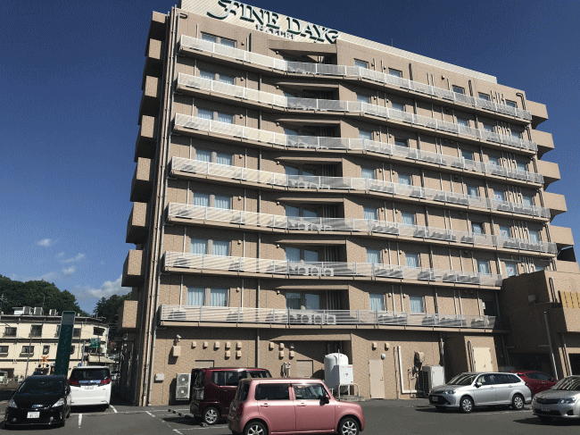 ファインデイズホテルの外観