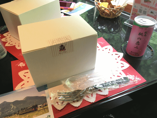 フルーティアふくしまのスイーツセット