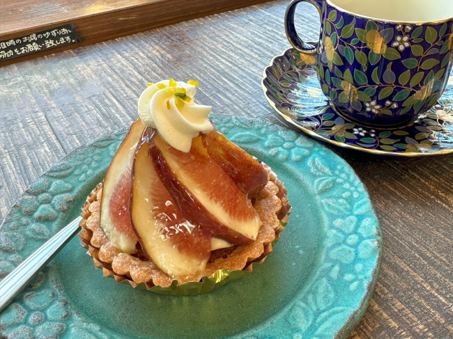 伏見珈琲店のイチジクのタルト