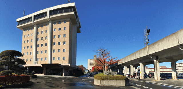 八戸プラザホテルの外観