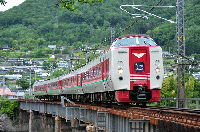 381系やくも（備中川面駅の?撮影地）