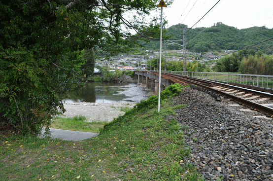 備中川面駅の?撮影地
