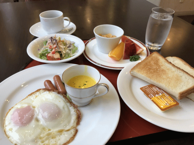 ハミルトンホテル上総の朝食の洋食