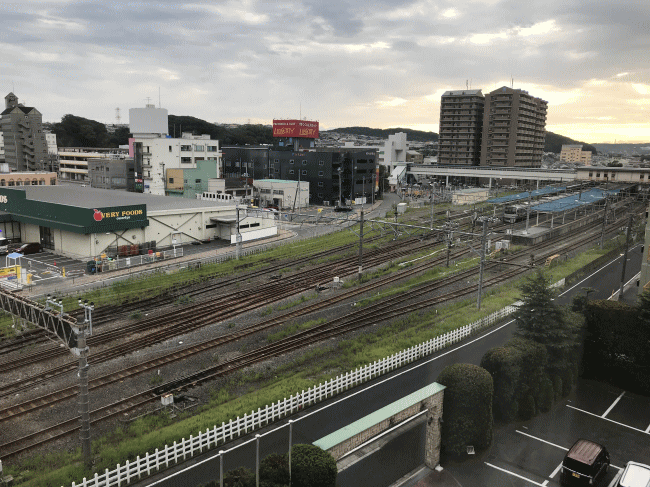 ハミルトンホテル上総の窓の外の景色