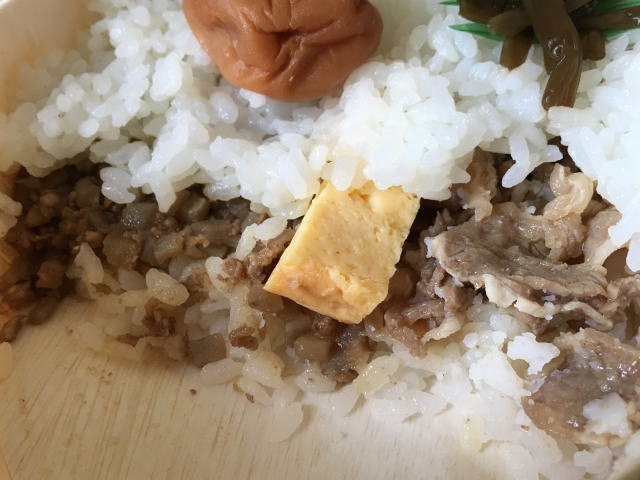 スペシャル日の丸弁当のおかず