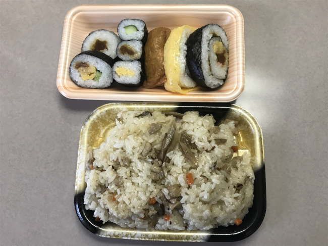 アリスの寿司と奥久慈しゃもおこわ