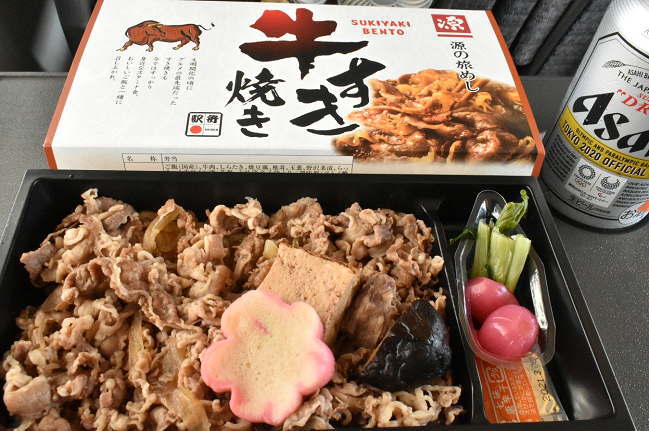 富山駅弁「牛すき焼き」