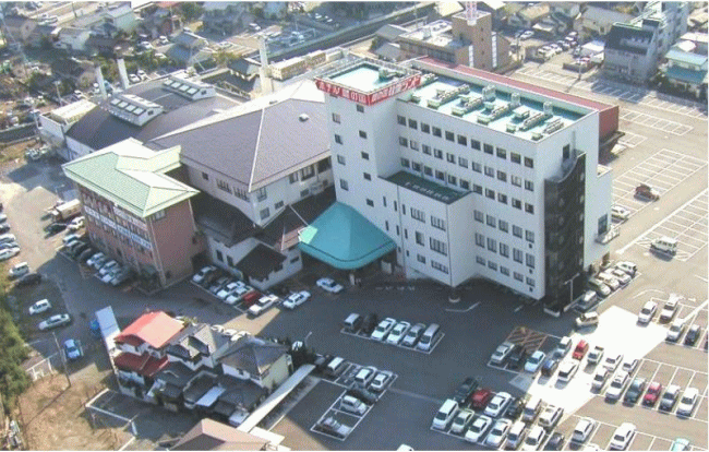 ホテル豊の国健康ランドの外観