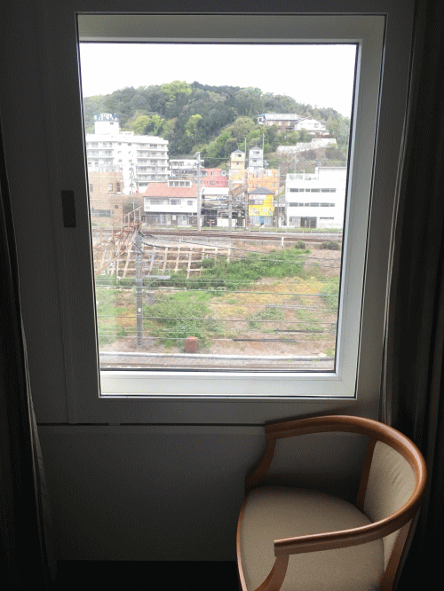 ホテルメッツかまくら大船の窓の状況