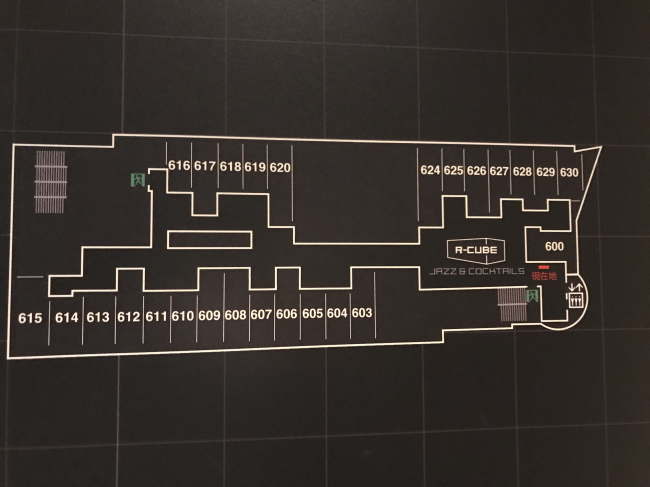 ホテルメッツ宇都宮の客室配置図