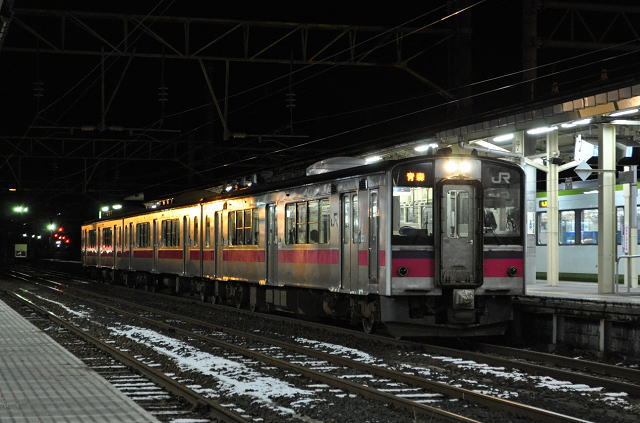 701系・大館駅にて