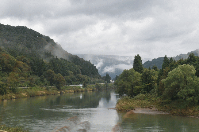 上境～上桑名川の車窓風景
