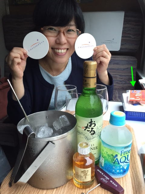 カシオペアスイート・メゾネットタイプのウェルカムドリンク