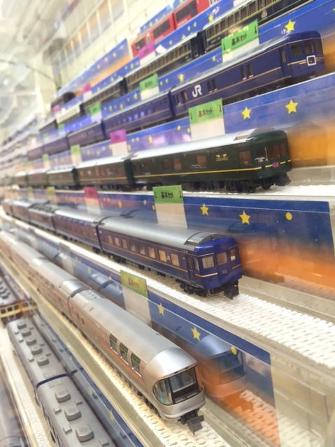 日本の代表的な寝台列車のNゲージ