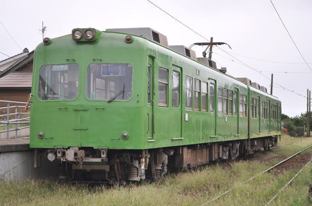 銚子電鉄の外川行き