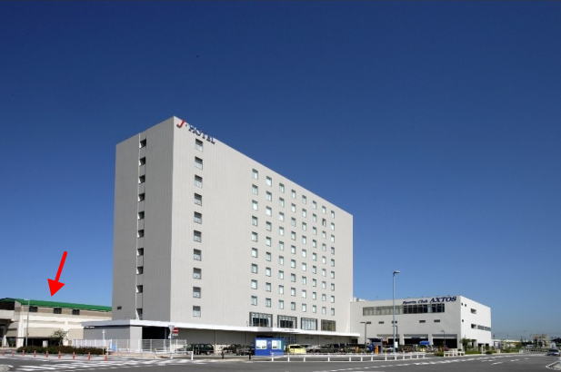 鉄道の見えるホテル、Jホテルりんくう