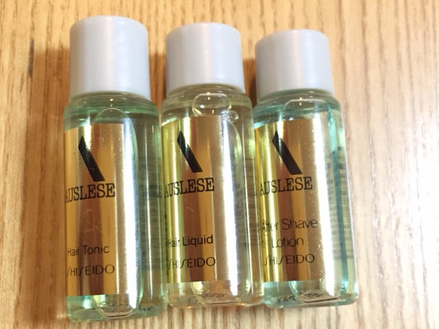 カシオペア号とトワイライトのアメニティ・男性用セット