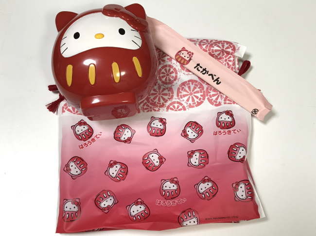 ハローキティのだるま弁当