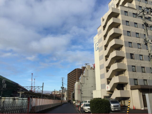 ホテルアルファーワン新潟と信越本線