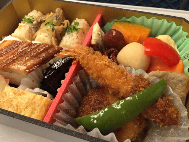 東海道新幹線弁当のおかず写真