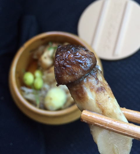 峠の松茸釜めしの松茸