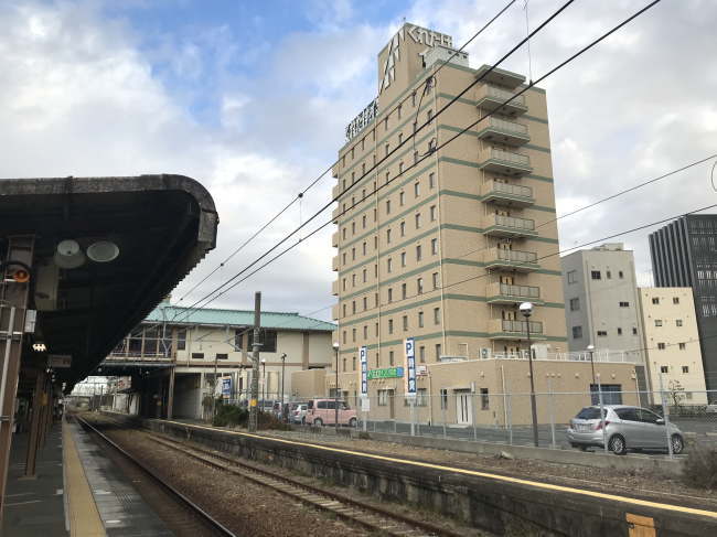 磐田駅ホームから見たくれたけインいわた