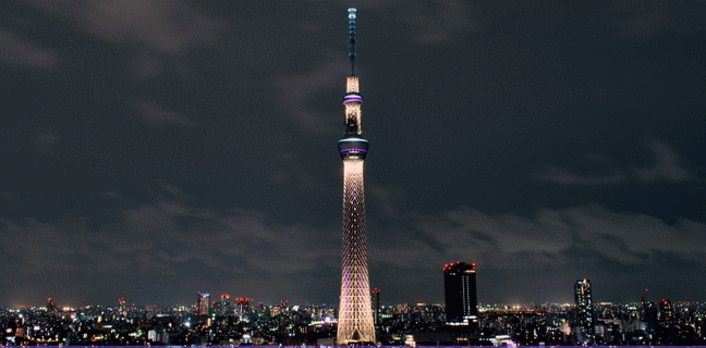 東武ホテルレバント東京から見るスカイツリー