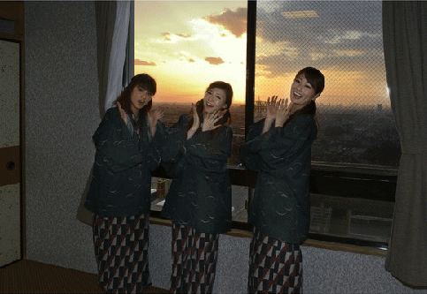 石切温泉ホテルセイリュウからの大阪平野の眺め