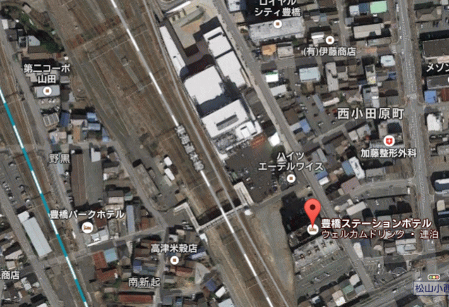 豊橋ステーションホテルの立地