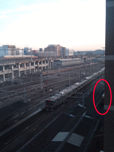 上信電鉄も、JR線のはじっこに、ちょこんと見える