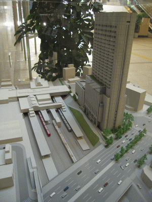 ホテルグランコート名古屋と鉄道の位置関係