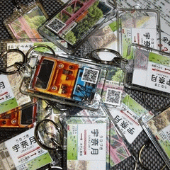 黒部峡谷鉄道のオリジナルキーホルダー