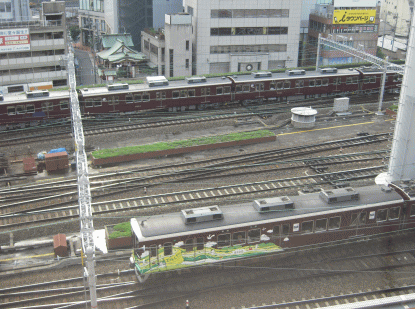 新阪急ホテルアネックスからの風景