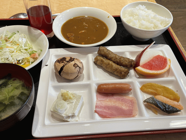 所沢パークホテルの朝食バイキング