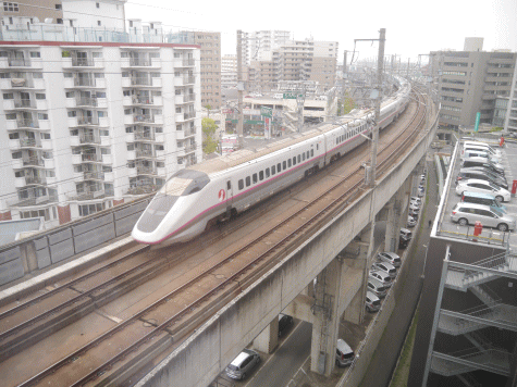 旧型こまち車両を撮影