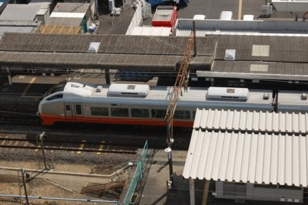 ホテル側が用意したトレインビュー画像