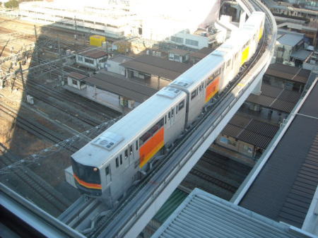 多摩モノレールの眺めが凄い